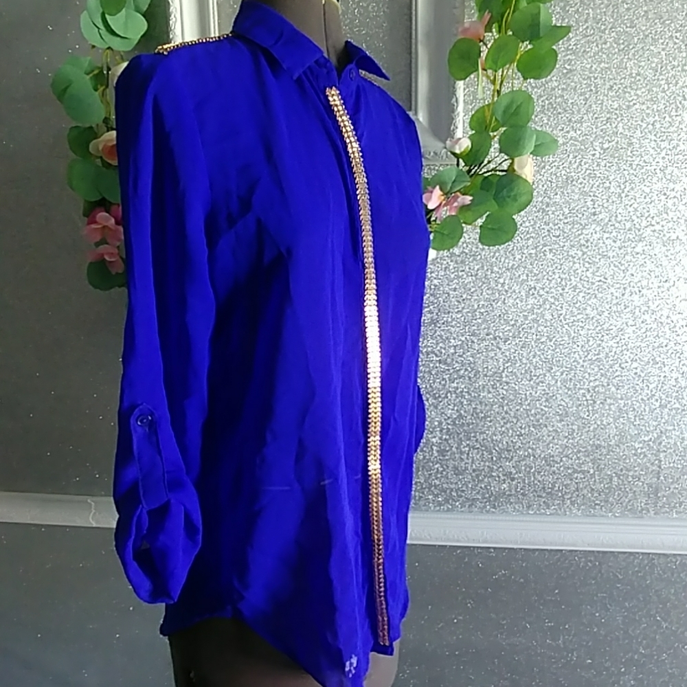 Royal Blue blouse